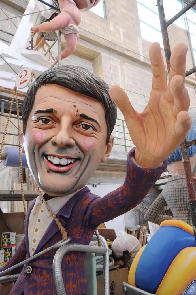 Carnaval de Viareggio, Février 2013. Illustration prise sur perizona.it