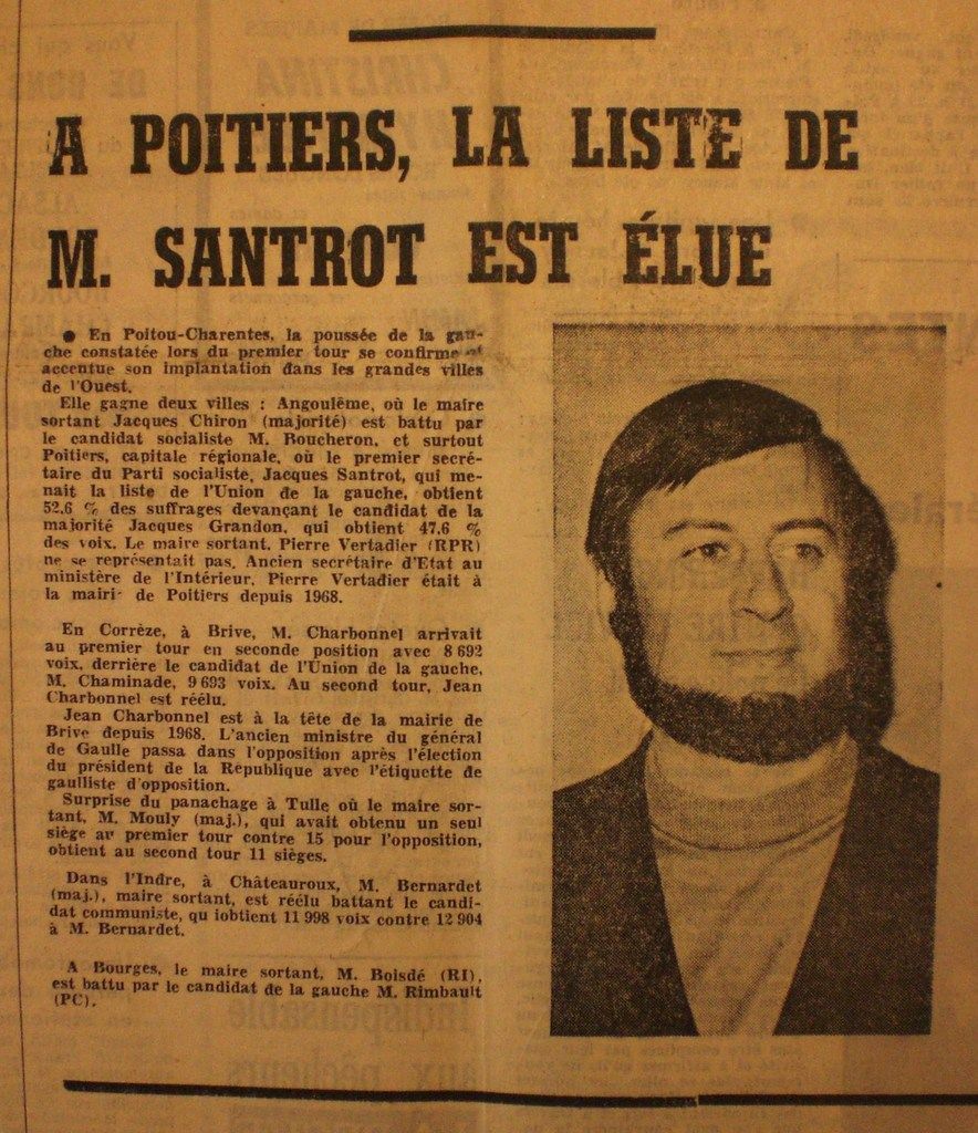 20 Mars 1977 : Poitiers, une ville emportée par la Vague Rose