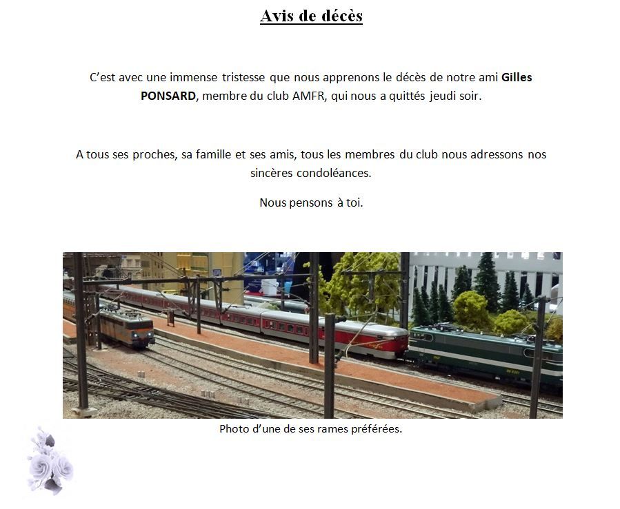 Avis de décès  ROMILLYTRAINS
