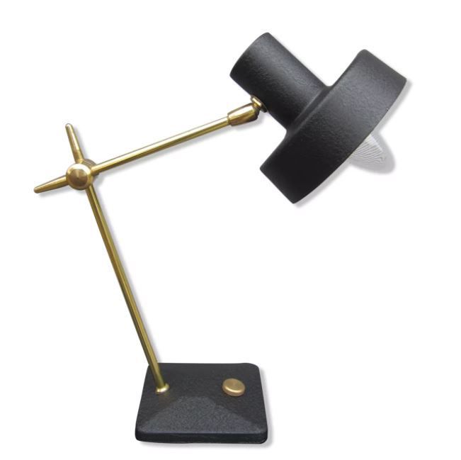 Ancienne Douille Interrupteur B22 Laiton/Porcelaine + Bague pour Lampe,  Chevet