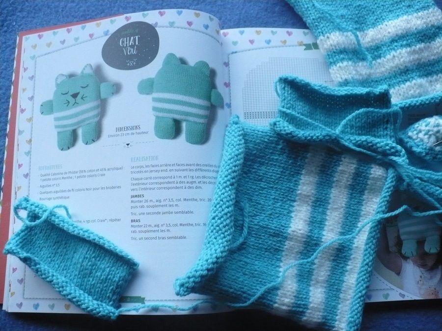 Atelier Tricot Chat Bleu Doudou Le Blog De Malele44