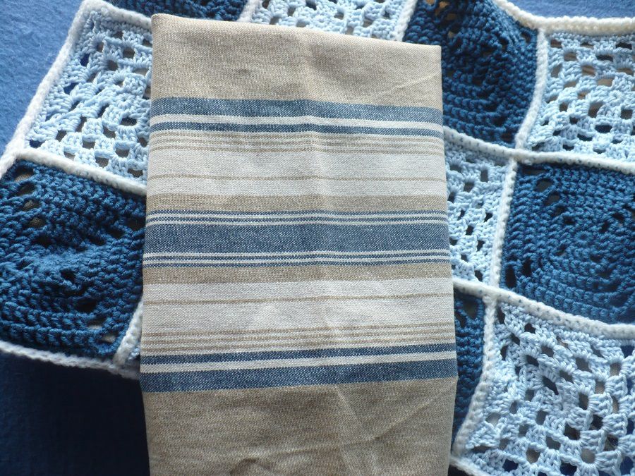 Atelier tricot : Cabas Bleu