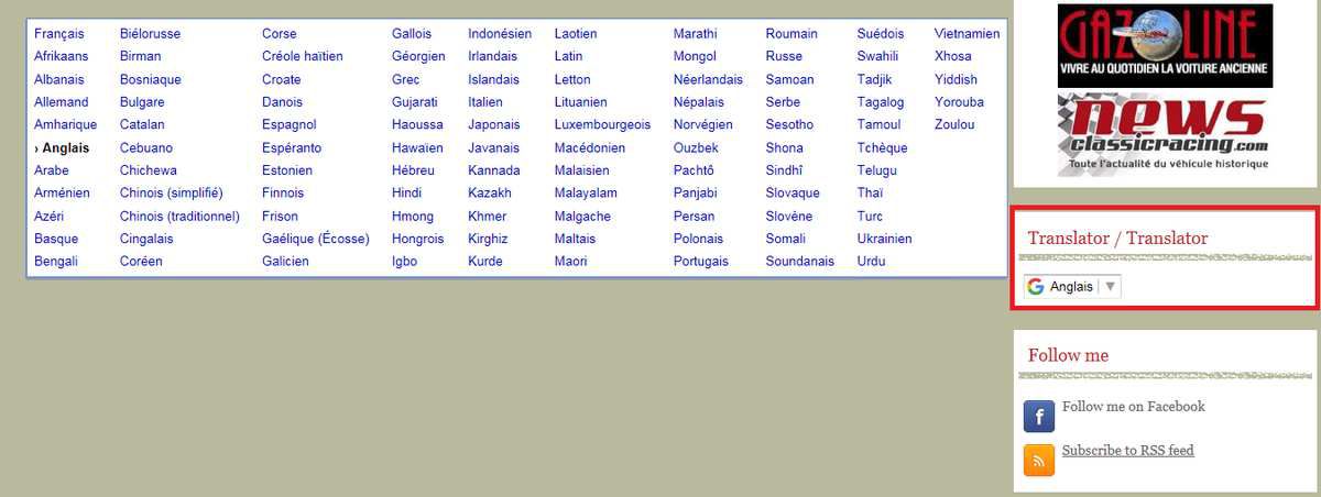 TRANSLATOR / TRADUCTEUR