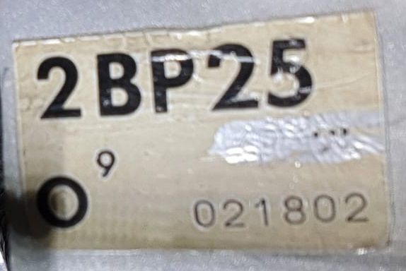 Repère boite de vitesse BE1/3 2BP25