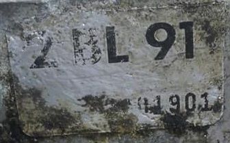 Repère boite de vitesse BE1/3 2BL91