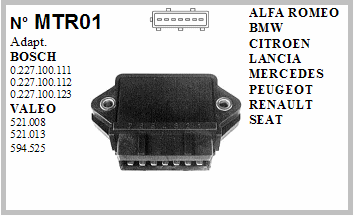 Référence module MTR01
