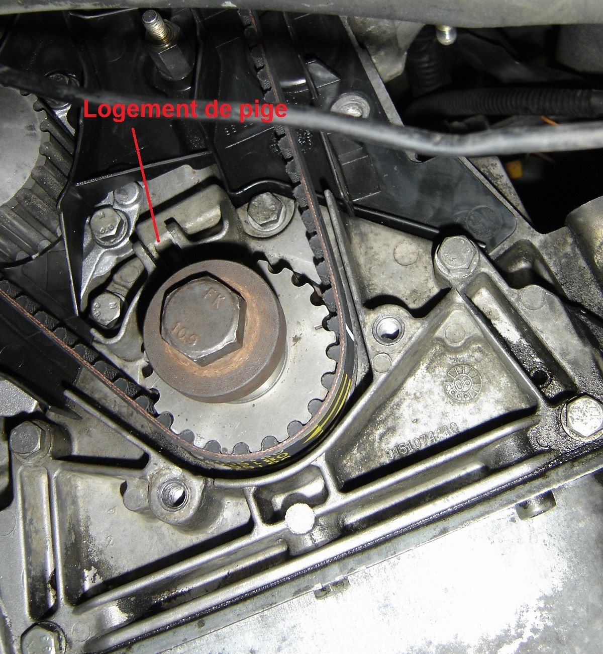 Fiche pratique moteur/Vérification et calage courroie de distribution -  L'Injection BOSCH LE2-Jetronic