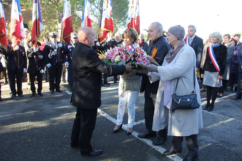Cérémonie inaugurale d'une stèle par Union des harkis du var du samedi 17 décembre 2016  à Roquebrune-sur-Argens (83) 