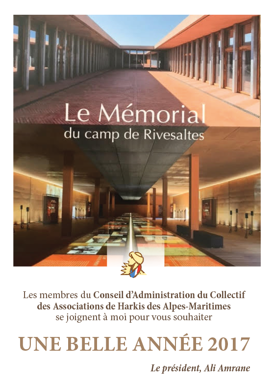Vœux du collectif harkis des des Alpes Maritimes