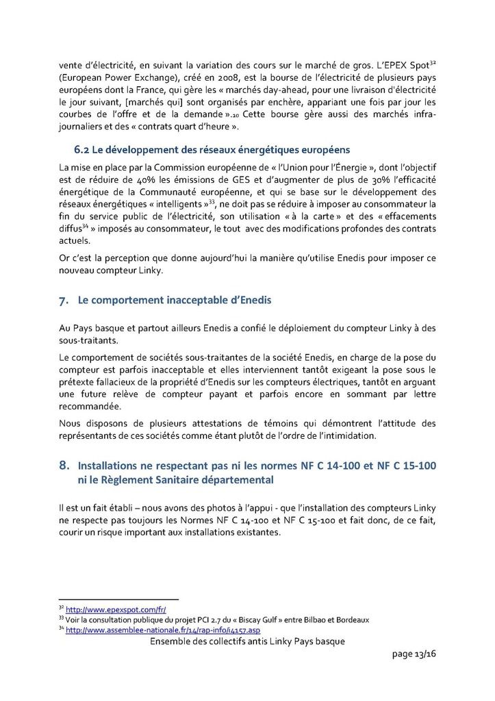 Présentation de notre opposition au linky aux élus/e de la Commission Transition écologique et énergétique de la Communauté d’Agglomération PB