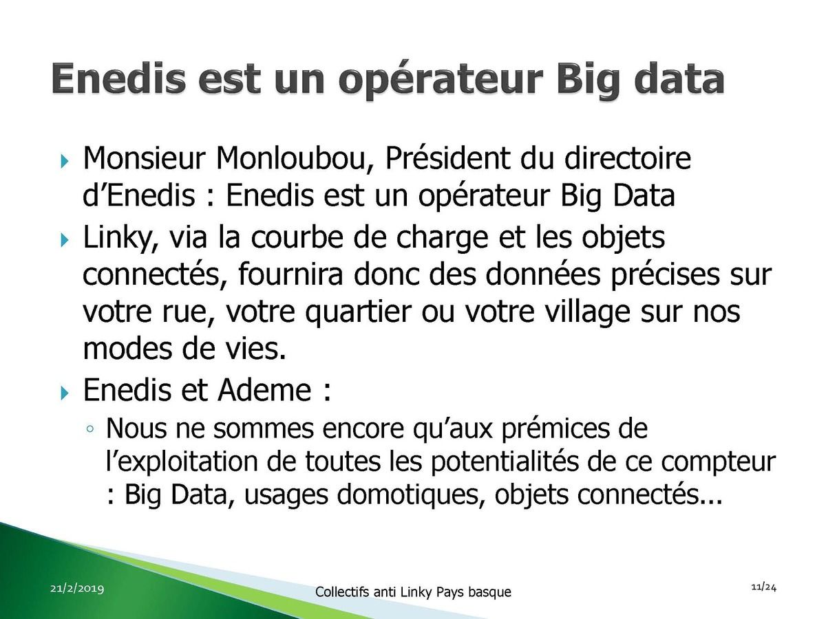 Présentation de notre opposition au linky aux élus/e de la Commission Transition écologique et énergétique de la Communauté d’Agglomération PB