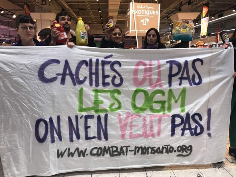Etiquetage citoyen de produits OGM vendus illégalement