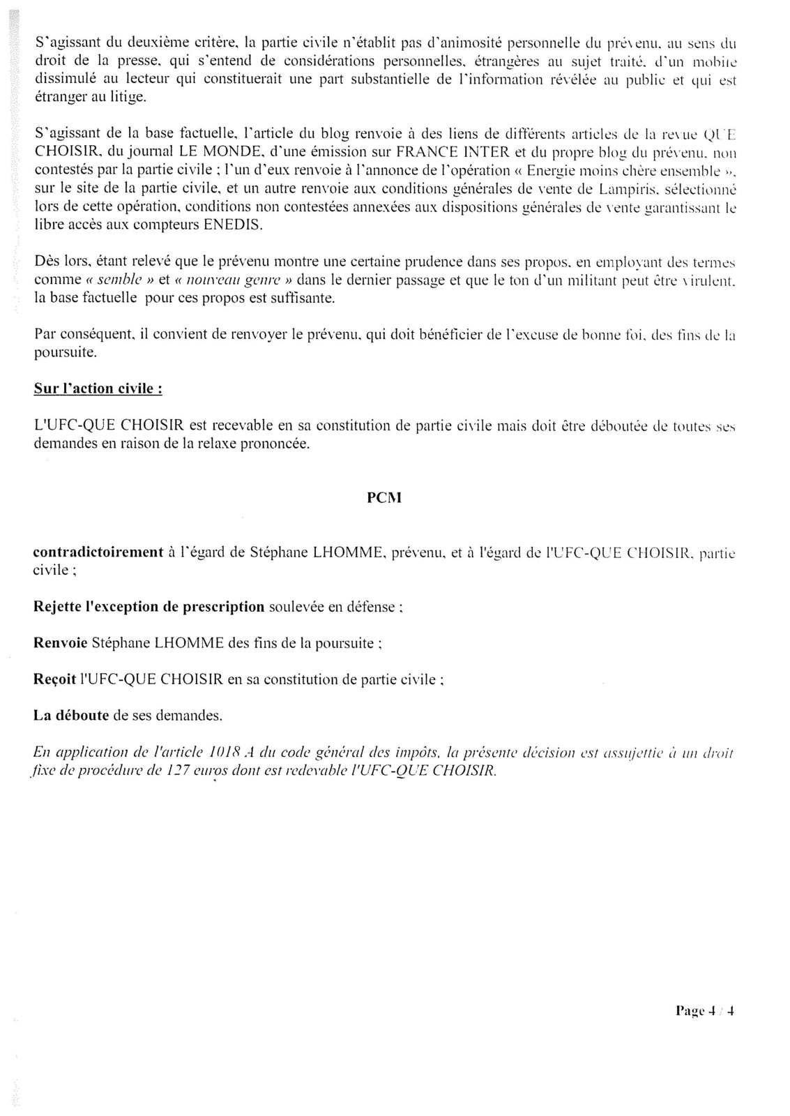 Compteur Linky : UFC-QueChoisir perd ses trois procès lancés contre Stéphane Lhomme