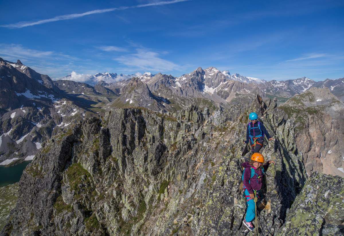 Arête sud de l'aiguille Noire (Valloire, J4) - Par monts et par mots