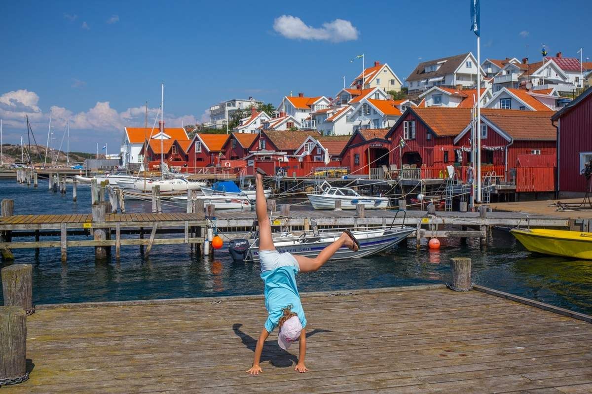 Fjällbacka, nord de la côte ouest de la Suède