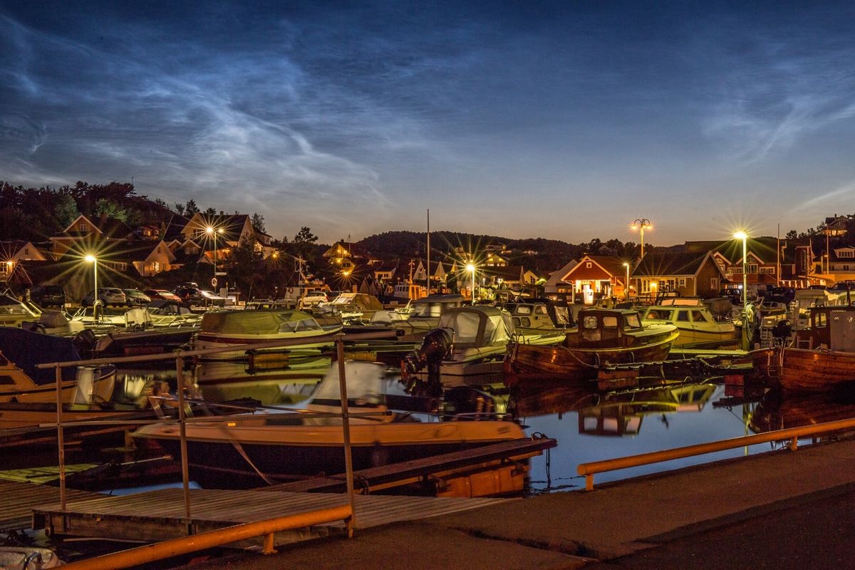 Arrivée en Norvège : petit port à l'ouest de Kristiansand