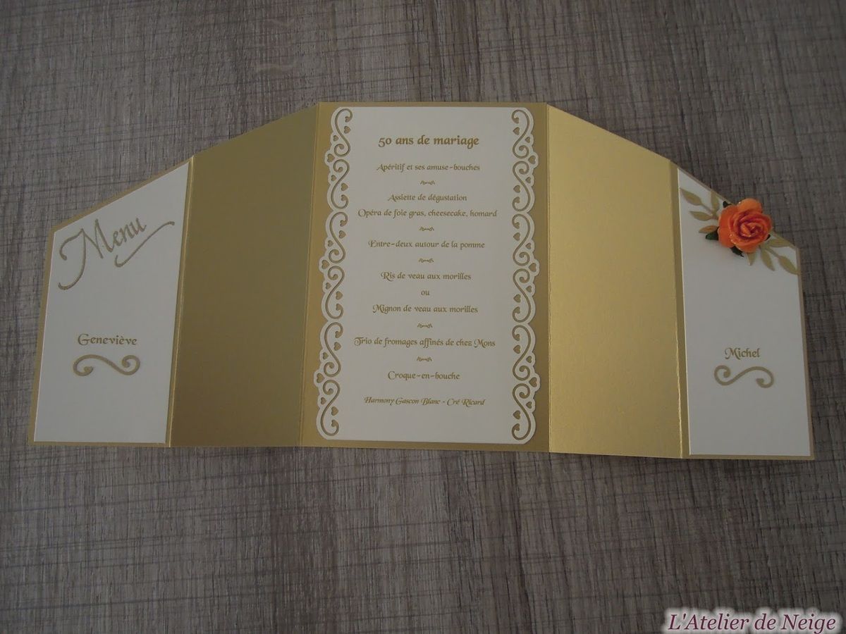 Genevieve Et Michel 29 Octobre 2017 Menus Anniversaire De