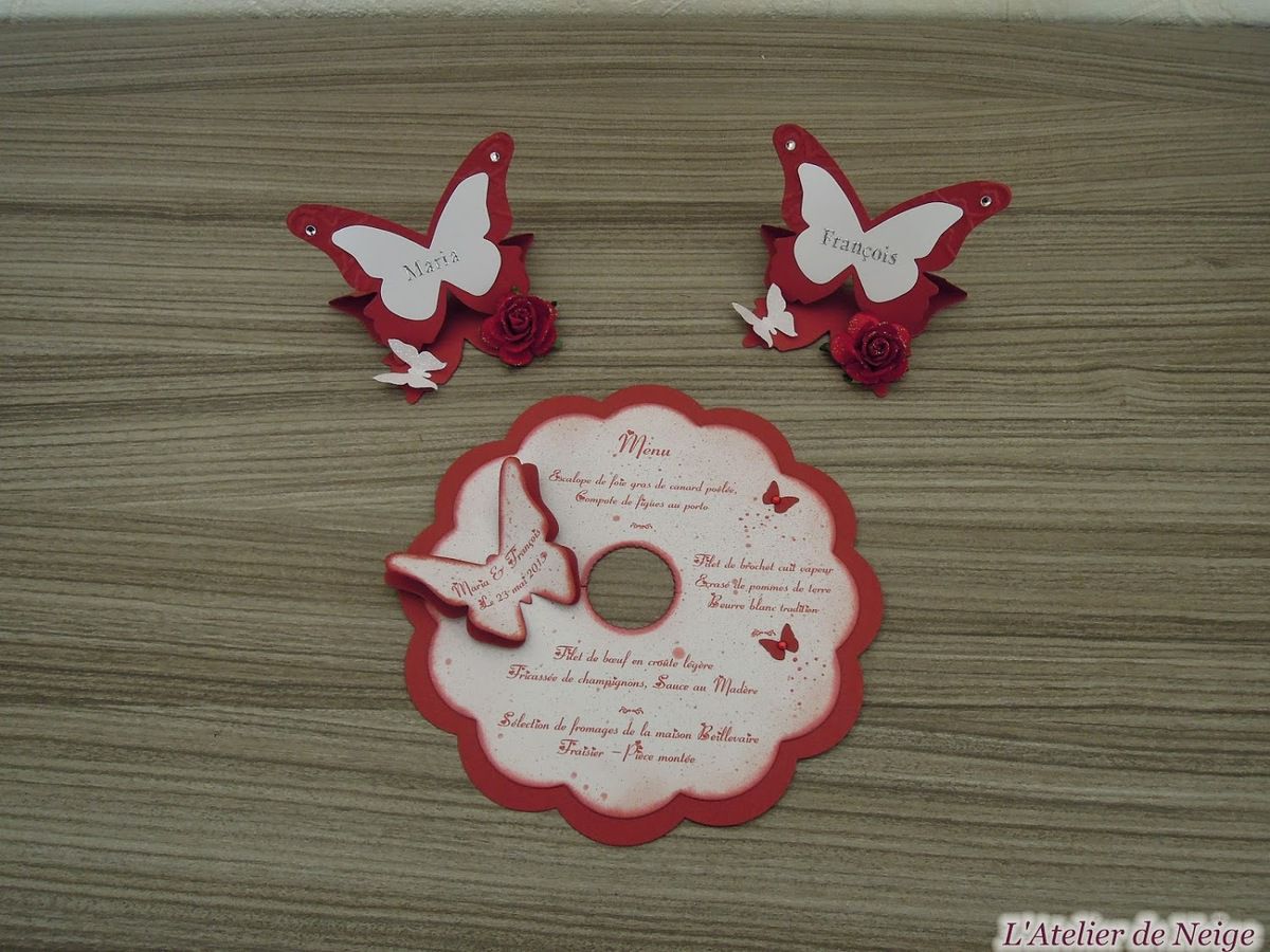 091 - Marque-place Mariage Maria et François 23 mai 2015