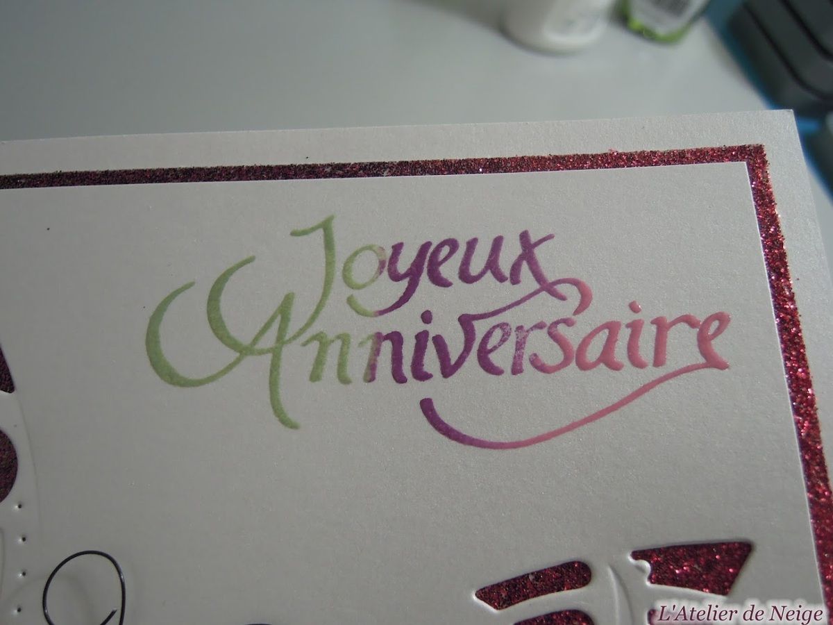 236 - Carte Anniversaire Papillon