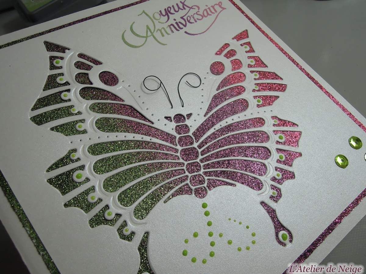 234 - Carte Anniversaire Papillon
