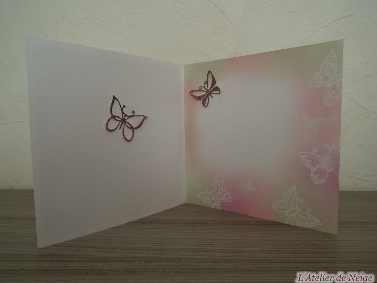 233 - Carte Anniversaire Papillon