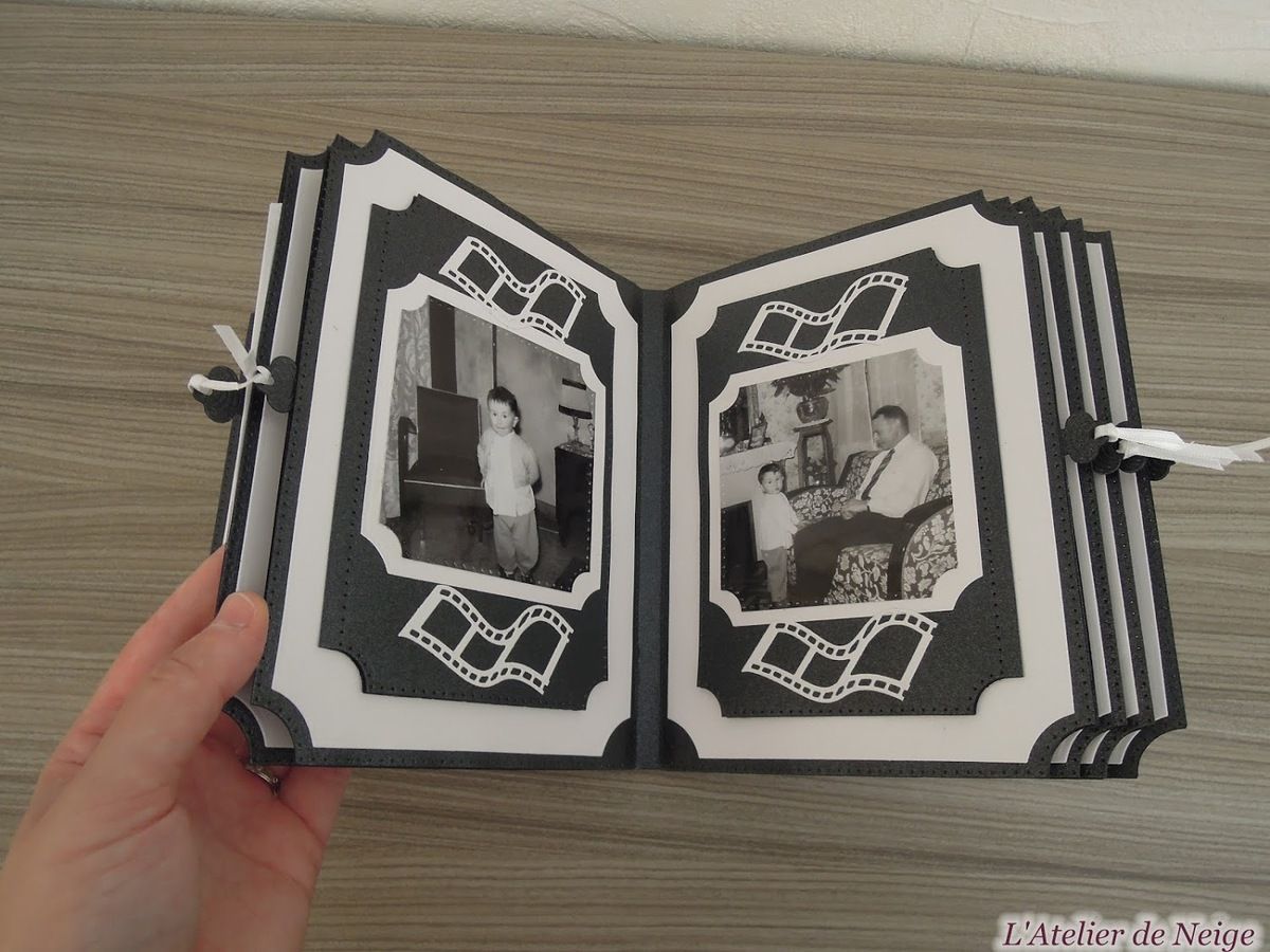 089 - Mini-Album Memories Noir et Blanc