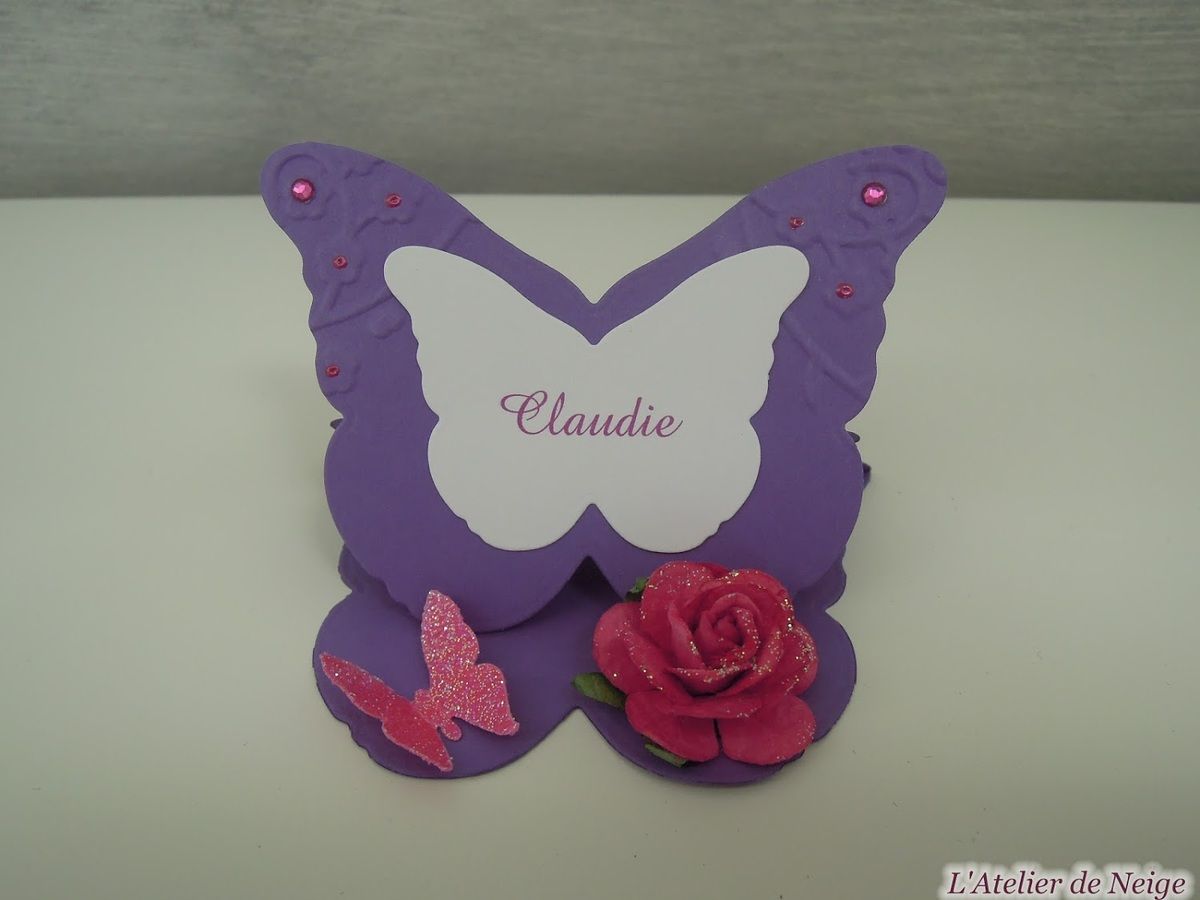 311 - Marque-Place Anniversaire Claudie 30 mars 2019