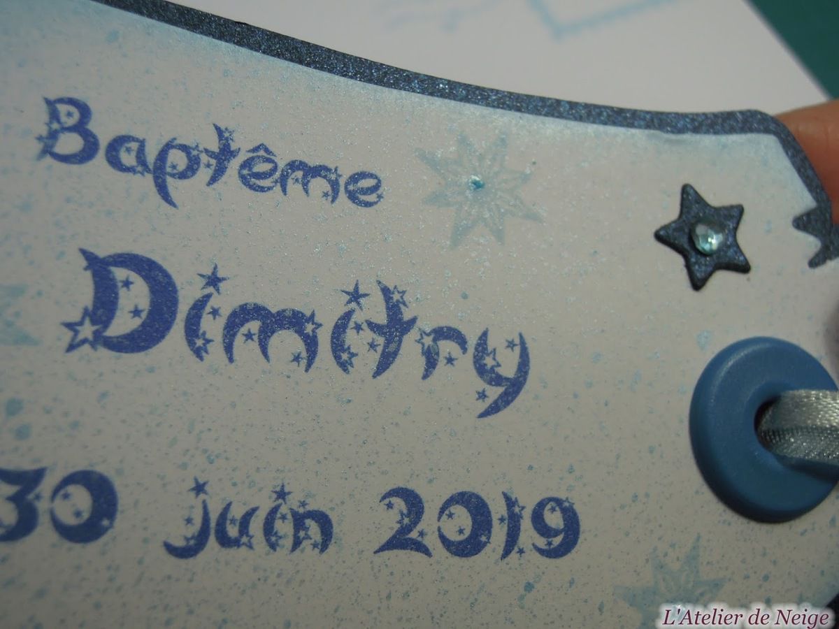 158 - Faire-Part Baptême Dimitry 30 juin 2019