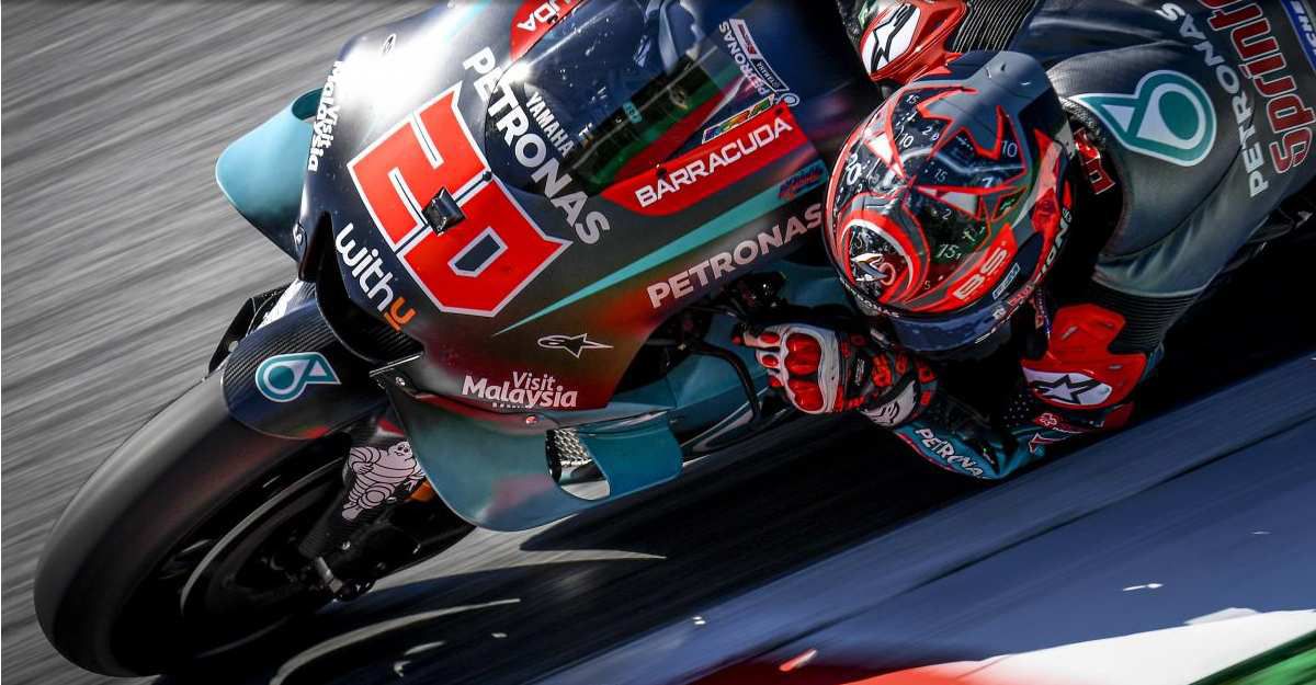 quartararo deuxieme temps au gp d' autriche