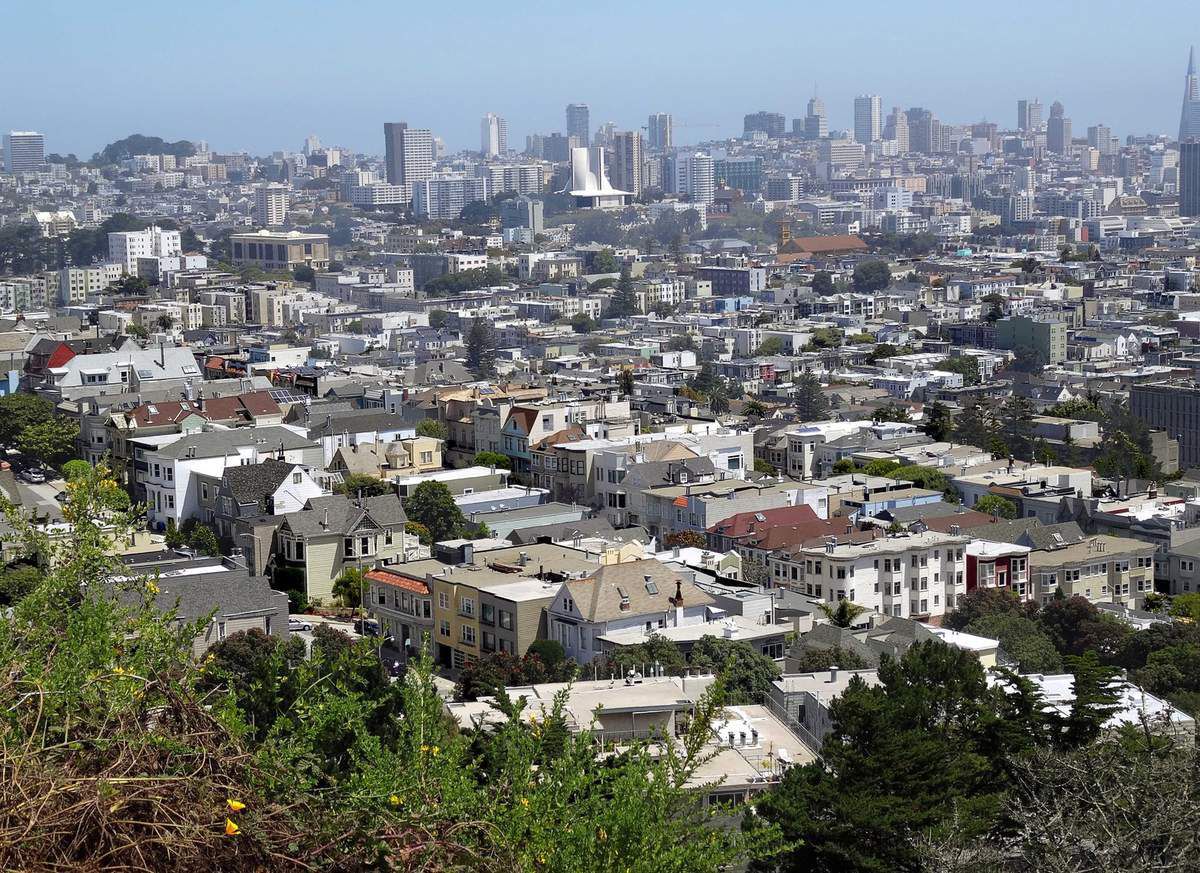 San Francisco vue depuis Corona Heights Park