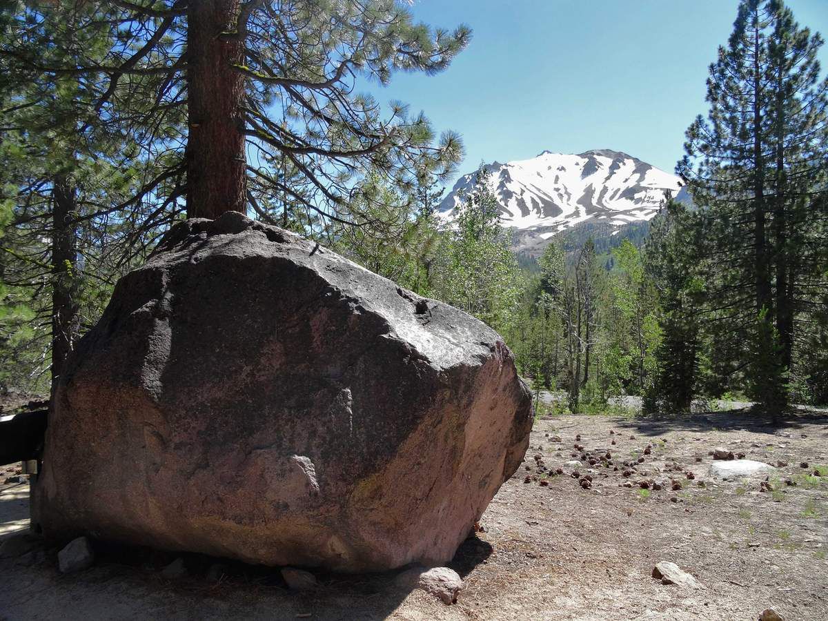 Lassen Volcanic Devastated area