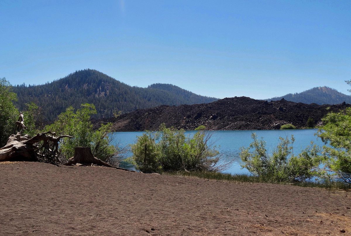 Lassen Volcanic Butte Lake