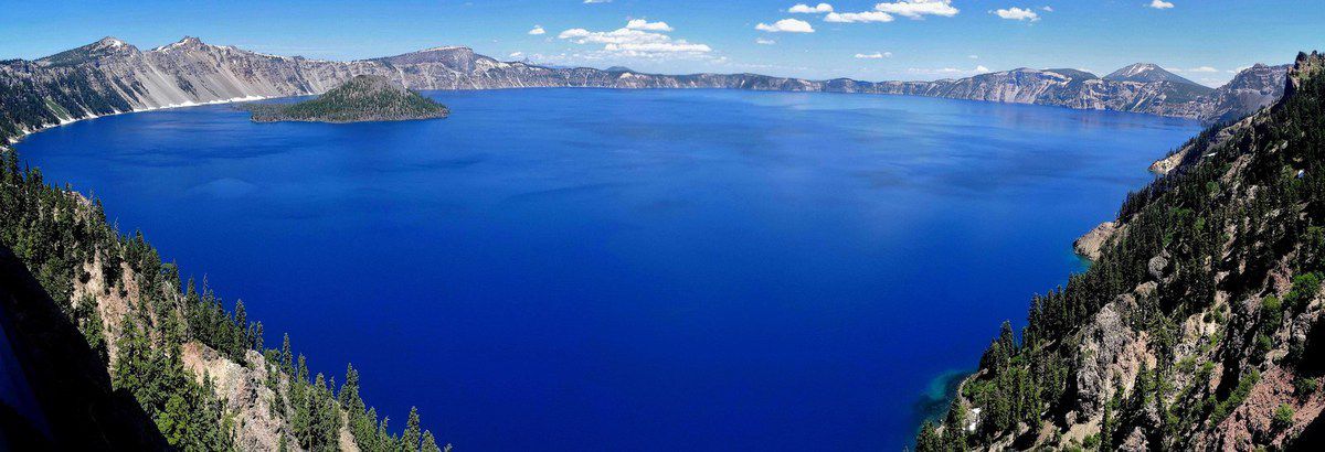 Crater Lake vu du Visitor Center