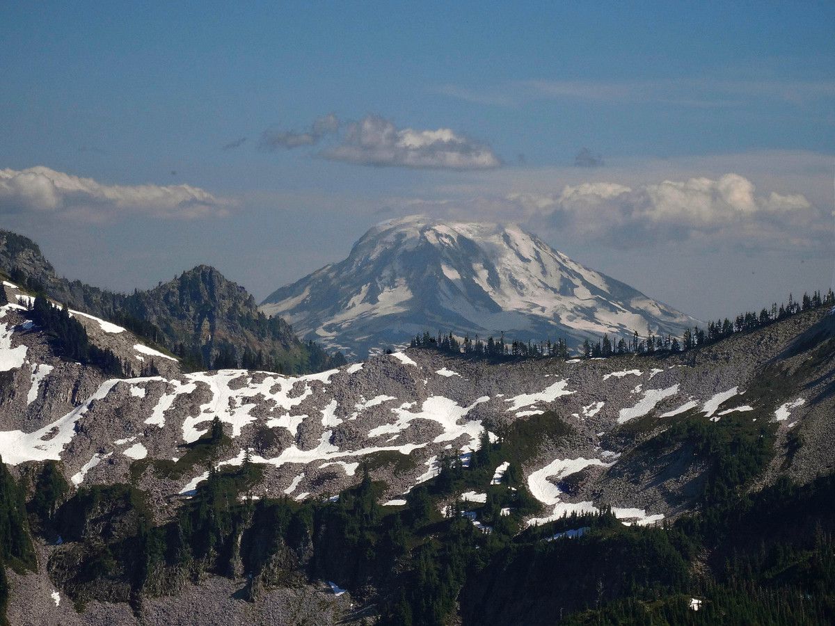 Mont Rainier Paradise vue sur le Mont Adams