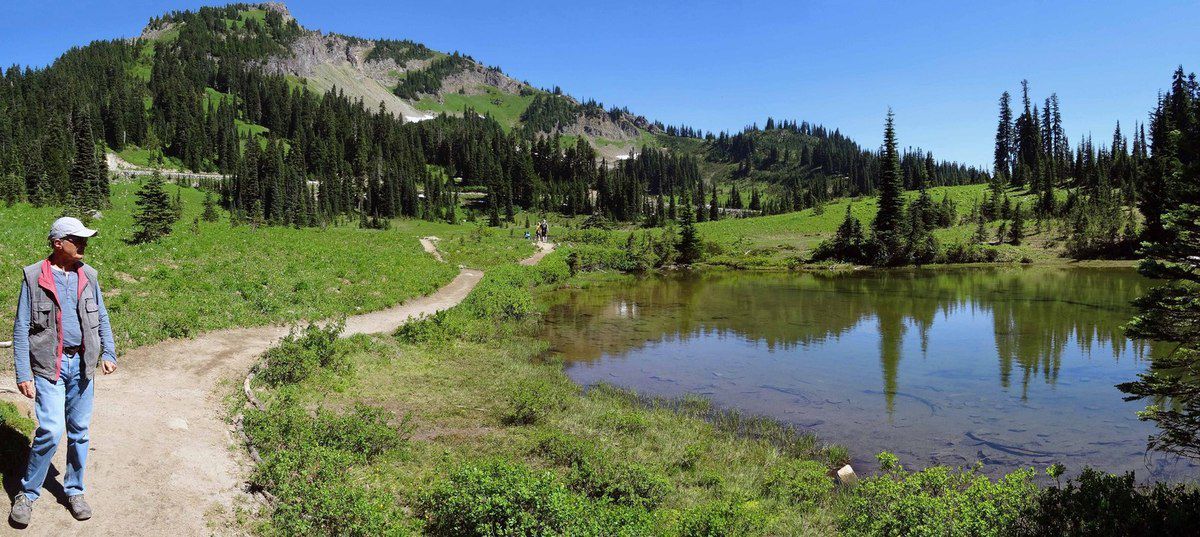 Mont Rainier Tipsoo lake