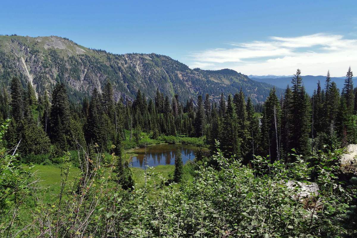 Mont Rainier Bend lake et Snow lake trail