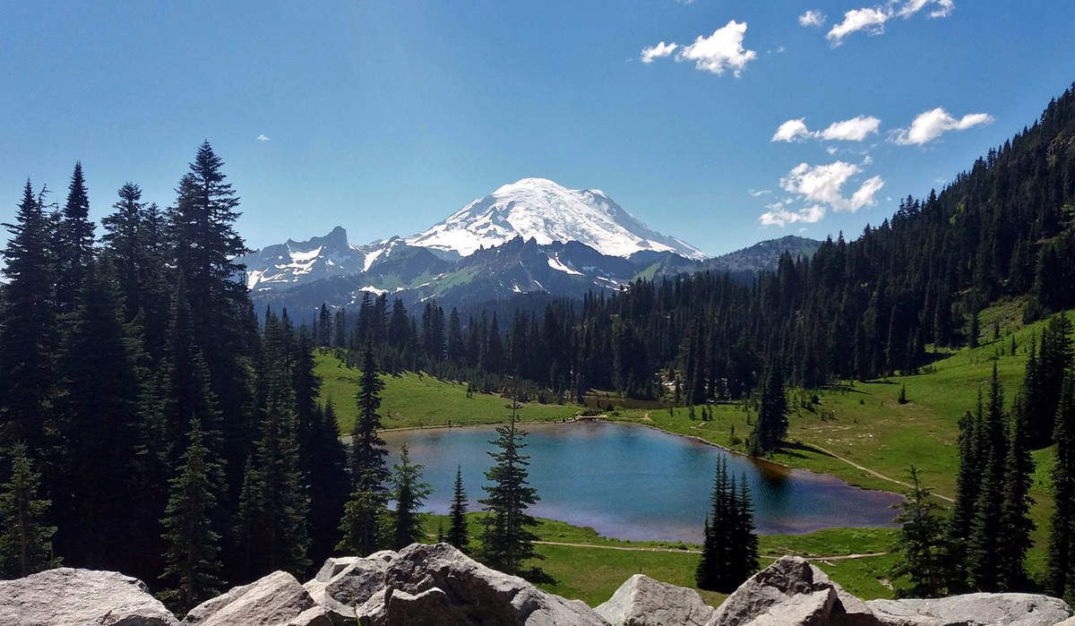 Mont Rainier Tipsoo Lake Chinook Pass