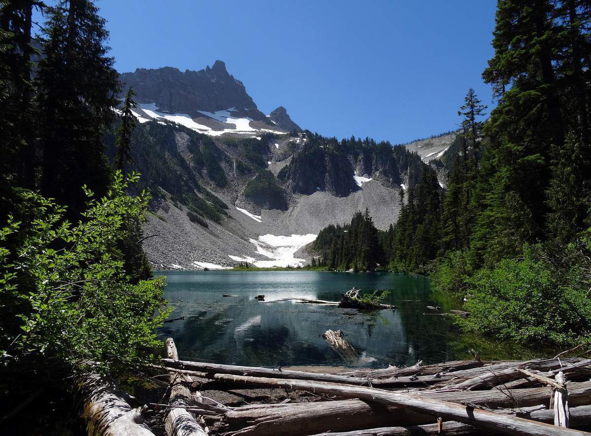 Mont Rainier Bend lake et Snow lake trail