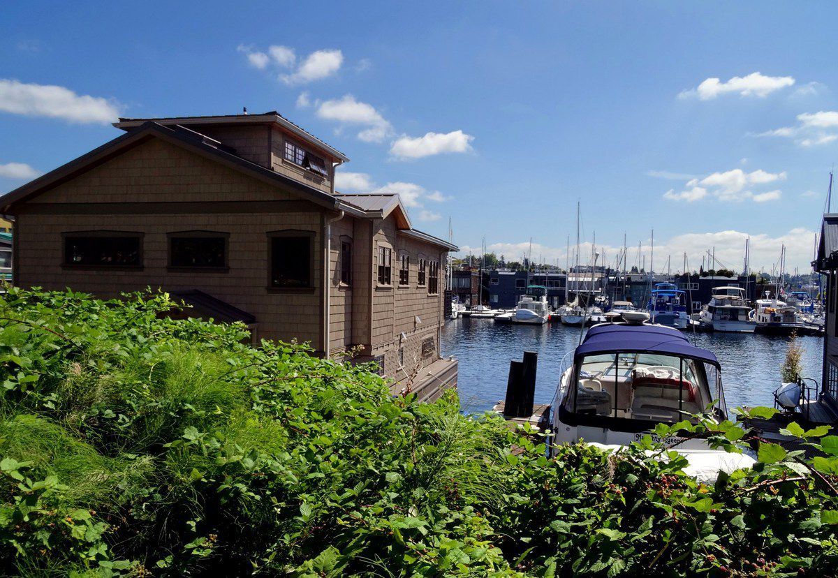 Seattle Fremont Bateaux Maisons en bois