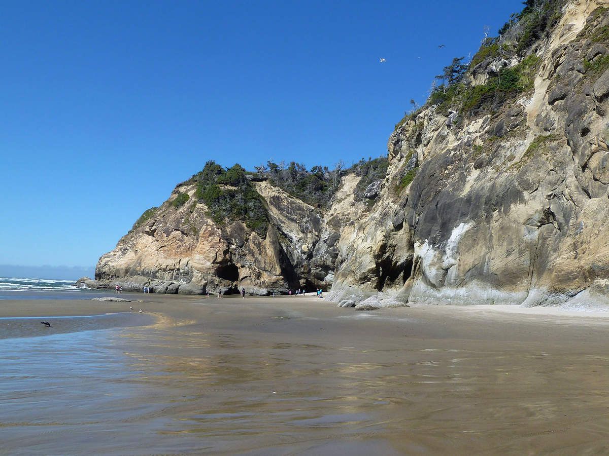 Oregon Coast Hug Point State Park