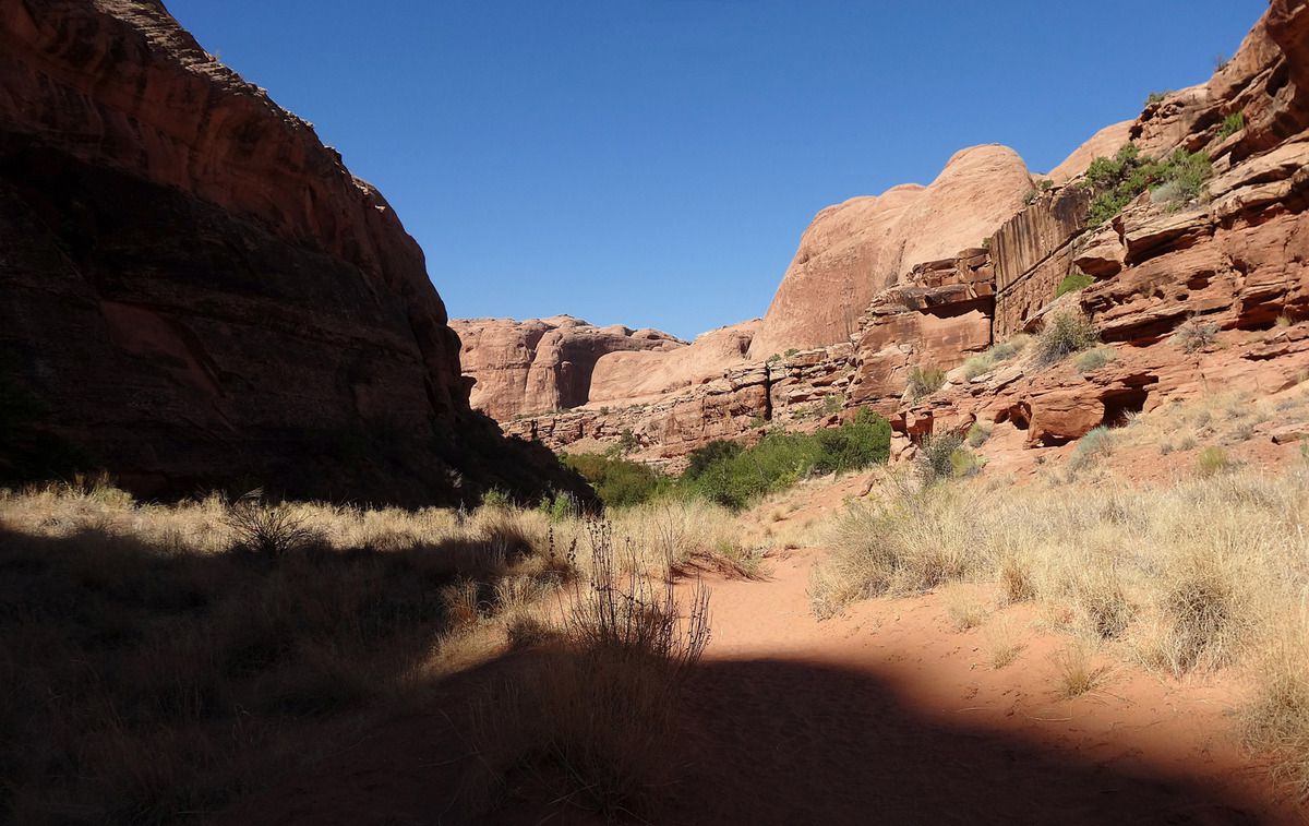 Grandstaff Canyon trail
