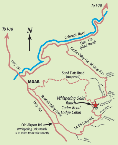 Carte de La sal Mountain Loop road