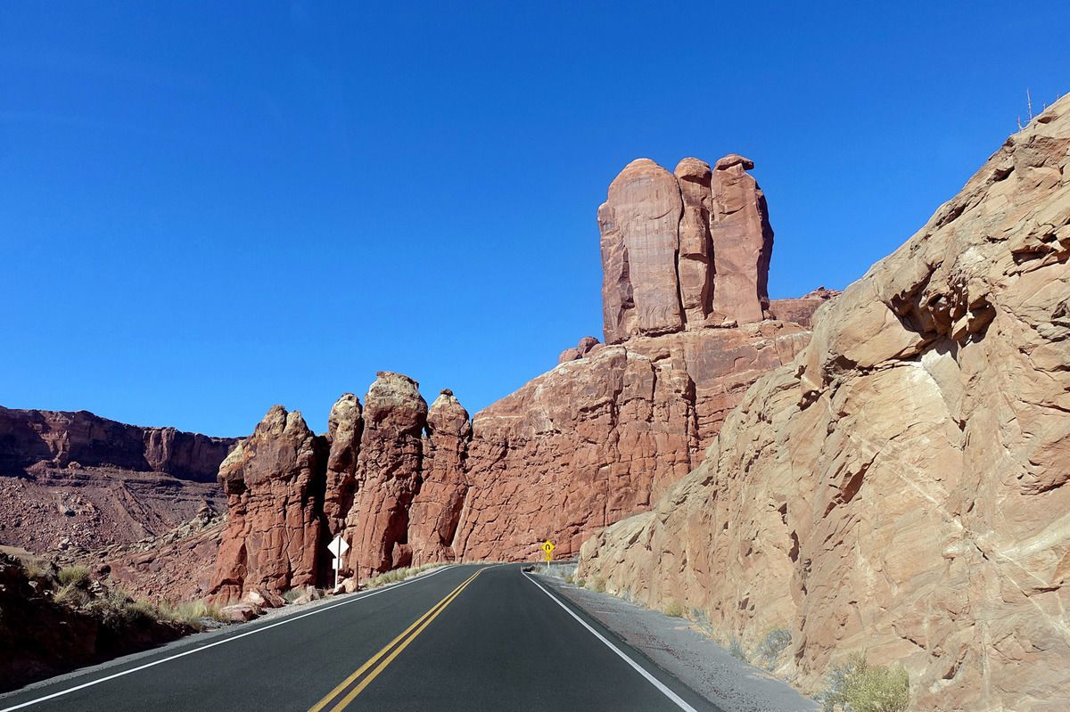 Arches Park scenic road