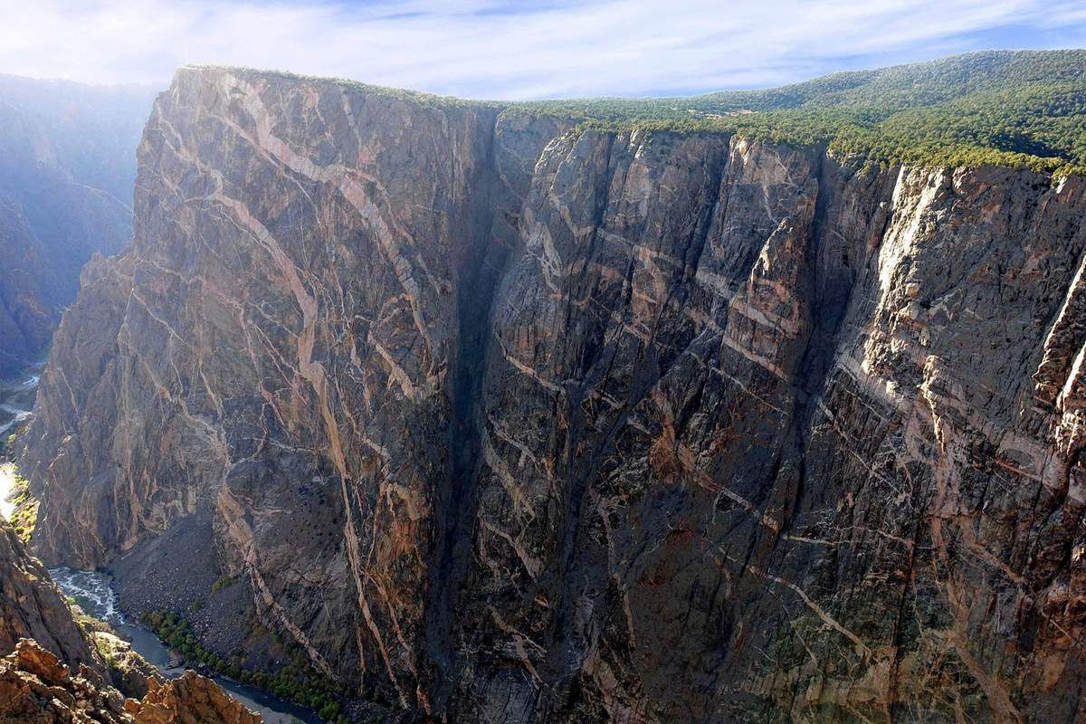 Black Canyon Painted Wall View