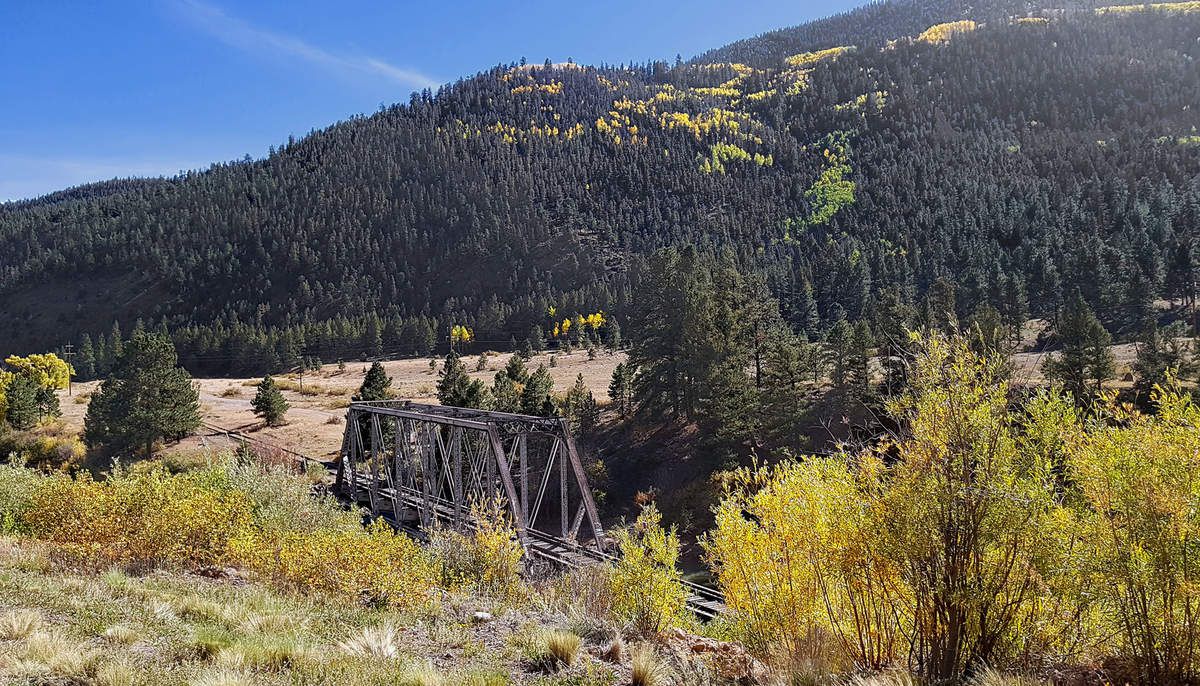 Silver Thread Scenic Byway pont métallique