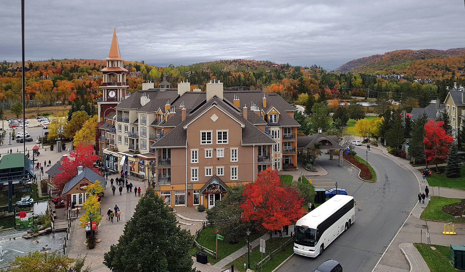 Tremblant vu du cabriolet