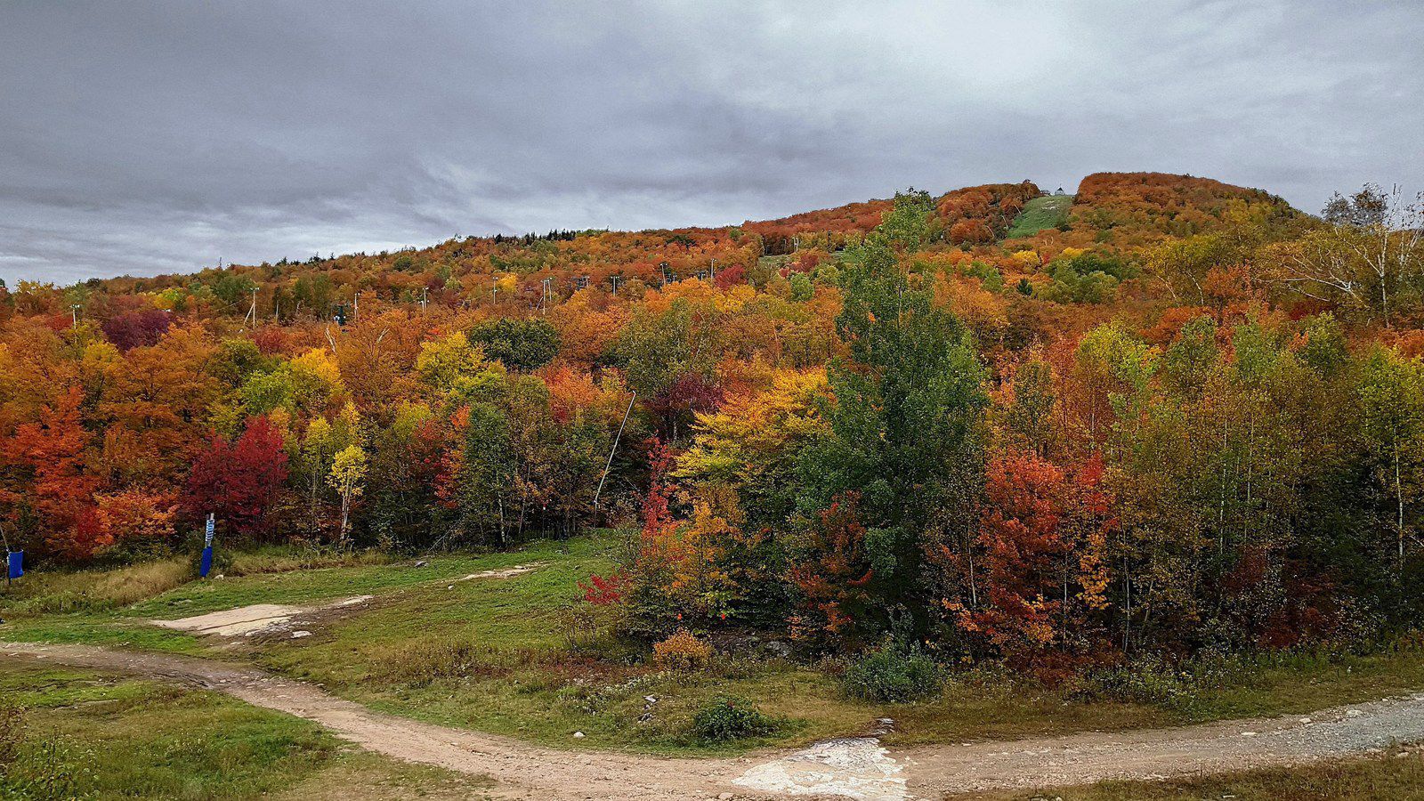 Pentes du Mont Tremblant en automne