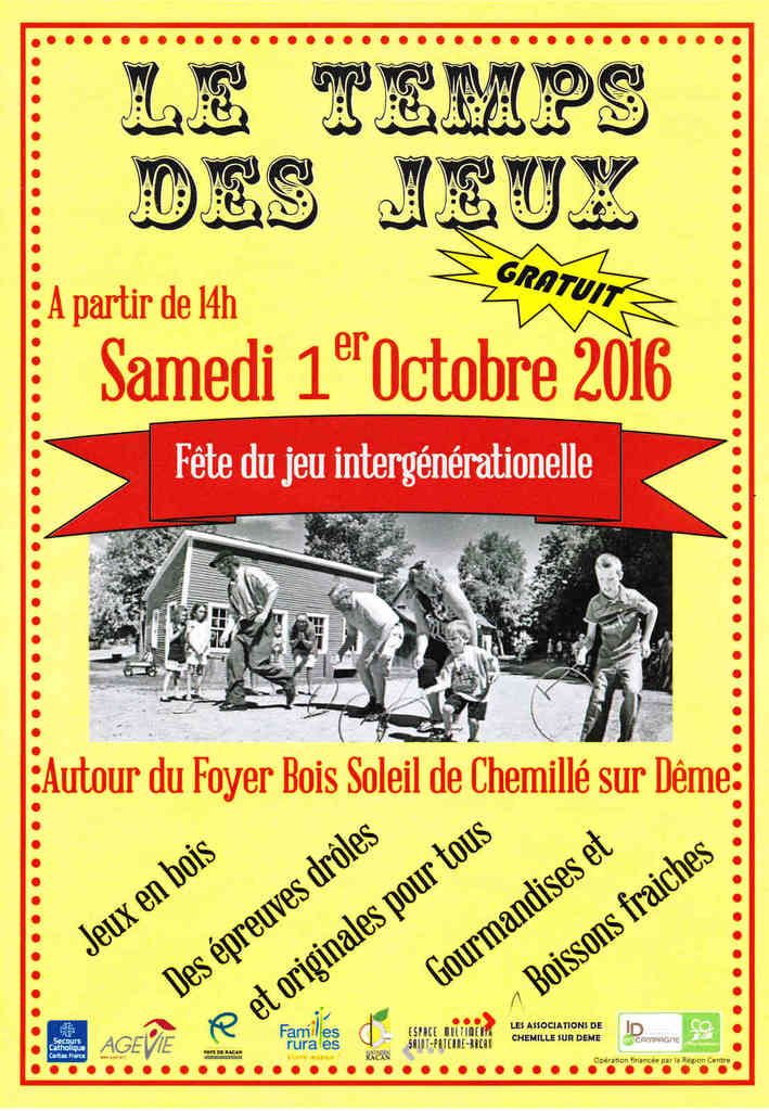 Fête du jeu intergénérationnelle