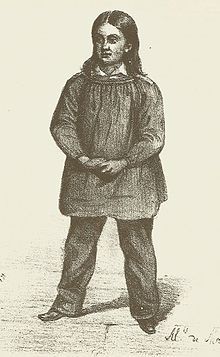 Représentation d'Henri Mondeux