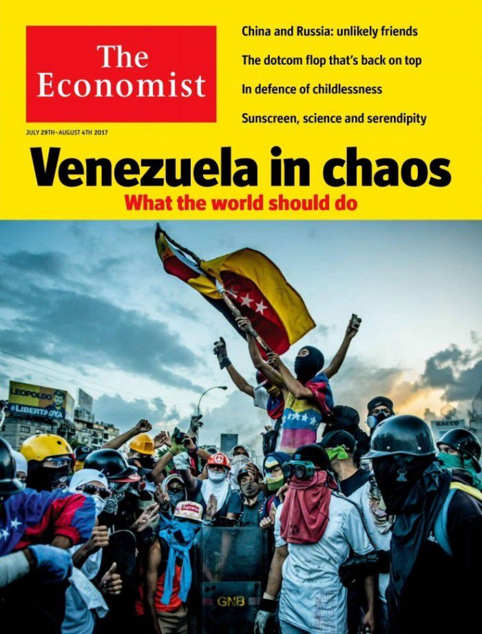 The Economist, Londres: "Venezuela en el caos – Lo que el mundo debiera hacer"